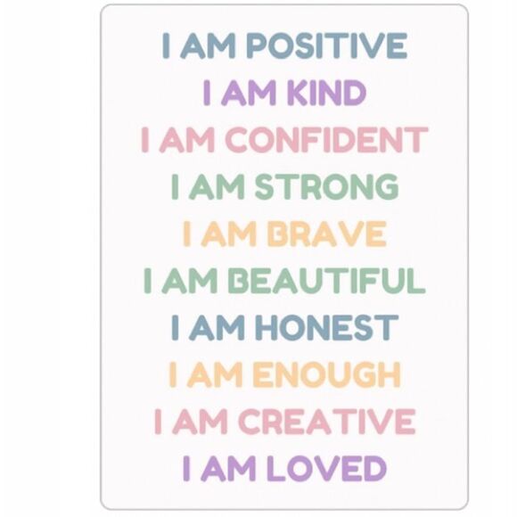 Colorful Affirmations Magnet - Picture 2 of 3